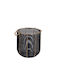 Atmosphera Decorative Basket Rattan Black 35x38cm