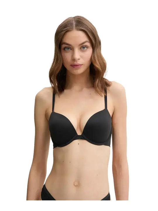 Push Up Bra Underwire Black