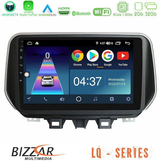 Bizzar Car Audio System for Hyundai iX35 2018 – 2020 (Bluetooth/USB/WiFi/GPS/Apple-Carplay/Android-Auto) with Touch Screen 10"