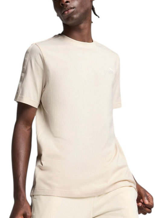 PUMA ESS Tape T-Shirt Beige