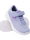 Kinder Sneakers mit Klettverschluss Lila