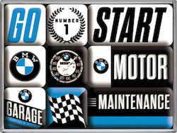 Set de 9 magneți BMW Motor