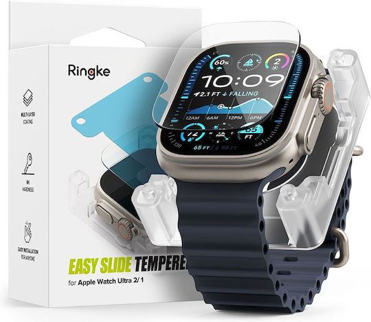 Ringke Easy Slide Tempered Glass pentru Apple Watch Ultra 49mm - Ceas Apple Ultra 49mm 1buc