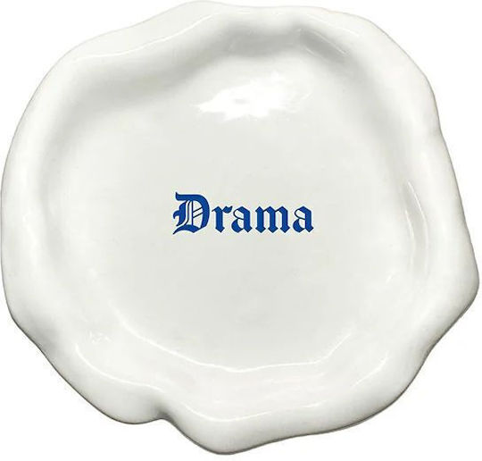 Incartato Ceramics The Issues Collection Teller Untiefe Keramik Weiß mit Durchmesser 17cm