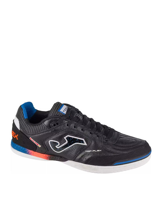 Joma Top Flex Ποδοσφαιρικά Παπούτσια Σάλας IN Μαύρα