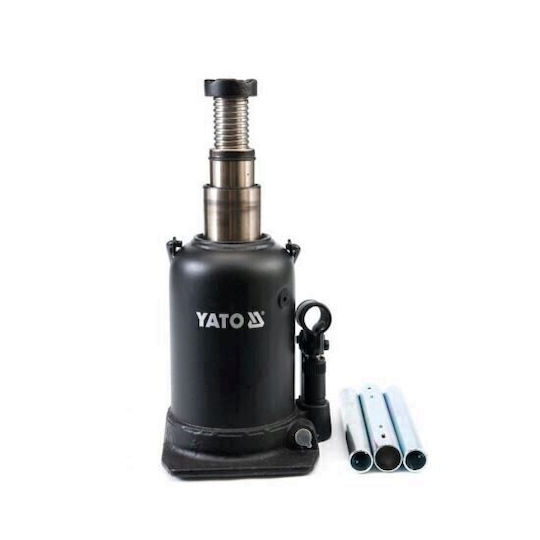 Yato Hydraulic Bottle Jack with Lifting Capacity up to 59.6cm and Weight Capacity up to 12 Tons