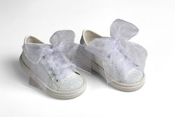 Ever Kid Pantofi De Botez Din Piele Adidași Alb