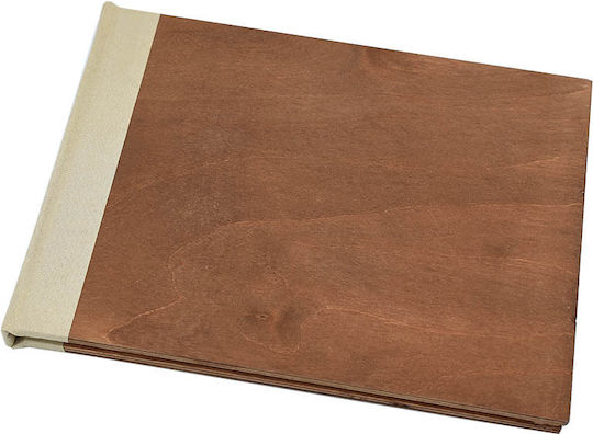 Holz-Wunschbuch in Braun Wbwh/913504 Kaliso Kls-wbwh-913504-braun