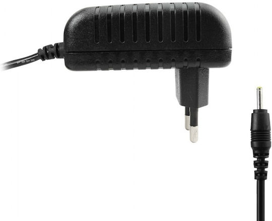 Detech Τροφοδοτικό 12v/2a 2.5mm Μαύρο Ιδανικό Tablet 290