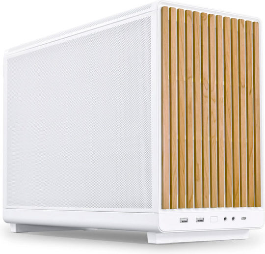 Lian Li DAN A3 Micro Tower Κουτί Υπολογιστή Wood White