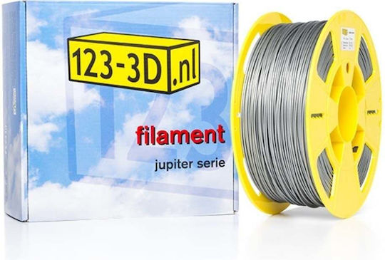 PLA 3D Drucker Filament 1,75mm Silbergrau 1kg 1 Stück (Spule)
