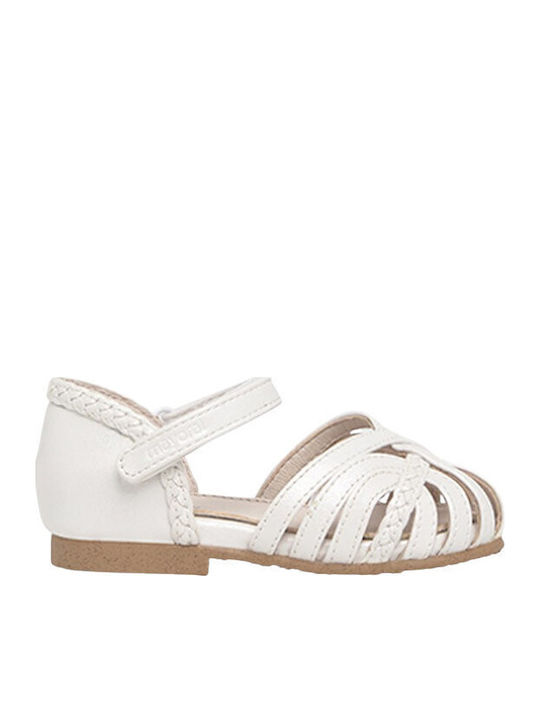 Mayoral Kids Leather Ballerinas with Hoop & Loo...