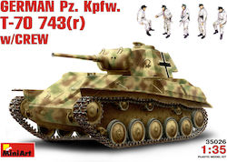 Miniart Φιγούρα Μοντελισμού German Pz Kpfw T-70 743 R Tank Crew 1:35 35026 Miniart Φιγούρα Μοντελισμού German Pz Kpfw T-70 743 R Tank Crew 1:35 35026