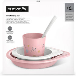 Suavinex Σετ Φαγητού από Πλαστικό 4τμχ