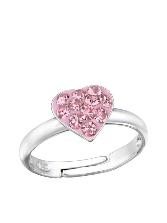 Callajewels Παιδικό Δαχτυλίδι με Σχέδιο Καρδιά από Ασήμι C13341-EL435352734