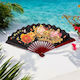 Blumen Ventilator Schwarz 33cm