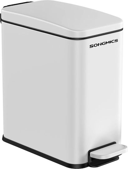 Songmics Inox Καλαθάκι Μπάνιου Soft Close Γκρι