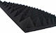 Acoustic Absorption Panel Pyramid Shape Color Grey 100x50x5cm Mappysil Bugnato M0041 M0041