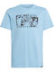 Παιδικό T-shirt Γαλάζιο Messi Icon