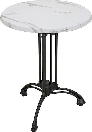 Bar Catering City Foldable 60x60x73cm Carrara marble