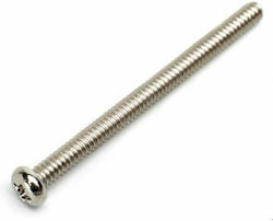 Nickel Screw 2.1x16mm Pickup Rings 1 Piece
