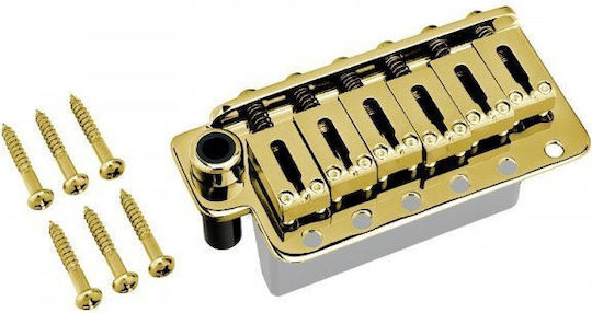 Gotoh Tremolo Vintage Steel Saddle & Block Gold 56mm