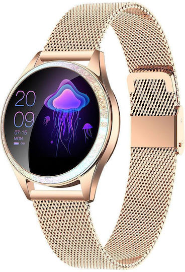 Kingwear KW20 Stainless Steel 38mm Smartwatch with SIM and Heart