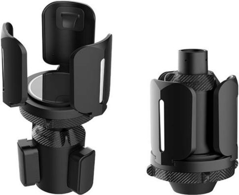 Car Cup Holder Multiple use 1 Position for Console in Black Color