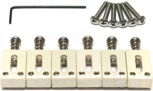 Tusq Saddle Strat & Tele Style 55.35mm String Spacing Pq 8000-f0