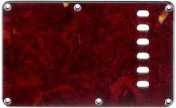 All Parts Stratocaster Tremolo Plate Red Tortoise 3-ply 090" E-e 56mm