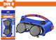 Schweißbrille Doppel-PVC Dunkle Linse Din8 Wadfow Wsg3811