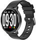 Kingwear S8 42mm Smartwatch mit Pulsmesser (Schwarz)
