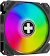 Xilence XF065 Reverse Blade Case Fan 120mm 1500rpm With ARGB Lighting And 4-Pin PWM Connection