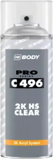 HB Body C496 Spray auto Lac pentru Caroserie Auto Transparent 400ml
