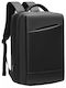 Rucsac pentru laptop de 15,6 inch Minglu Capacitate 20-39l Port USB Impermeabil Anti-furt Unisex Dimensiuni 300 X 130 X 430 Mm Negru