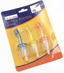 H&S Collection Set 3 Capace De Scurgere Din Plastic Roșii