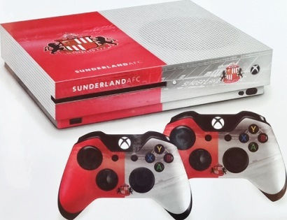 Official Sunderland Fc Xbox One S Console Skin 2x Controller Skin Combo Pack