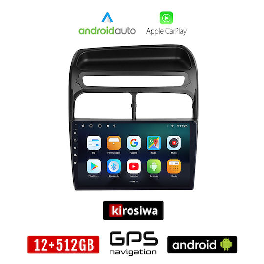 Kirosiwa Auto-Audiosystem für Fiat Linie 2007 2011 (Bluetooth/USB/AUX/WiFi/GPS/Apple-Carplay/Android-Auto) mit Touchscreen 9"