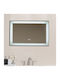 Inter Ceramic Nelis Icl 1815 Spiegel Badezimmer LED-Beleuchtung Touchscreen-Heizung Montagezubehör 24 W