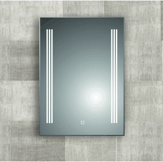 Inter Ceramic Tracy Icl 1979 Mirror Bathroom Led Lighting Touch Screen Anti-fog System Heater