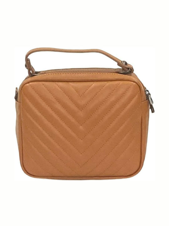 Leder Damentasche Rucksack Tabac Braun