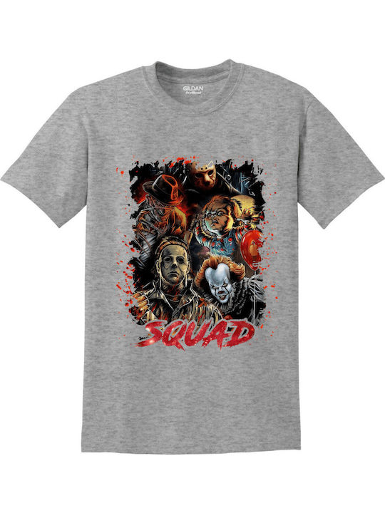 Tshirt Horror Squad Γκρι