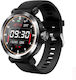 Kingwear S18 Smartwatch με Παλμογράφο (Ασημί)