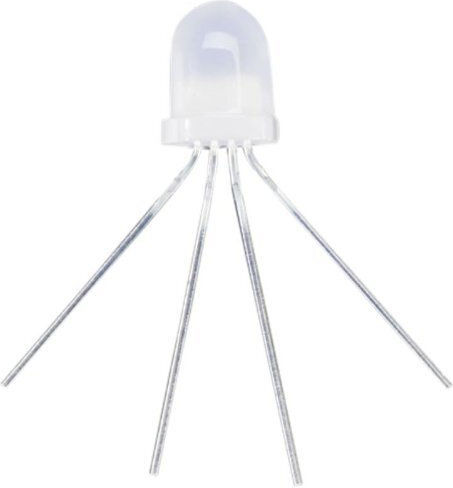 Adafruit Neopixel Diffused 8mm Through-hole Led 5 Pack Multicolor