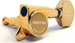 Gotoh Sg381 6x1 Gold Left Side