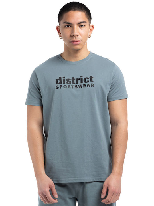 District75 Kurzarmbluse Blue
