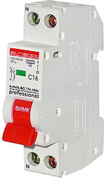 Automatischer 1P+N C 16A 4,5kA 1-Modul E.next Redpoint 25268