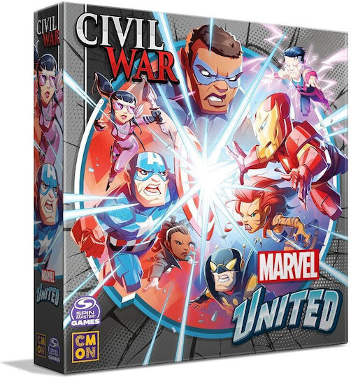 Επέκταση Παιχνιδιού Marvel United - Civil War για 2-6 Παίκτες 14+ Ετών (EN) Cool Mini Or Not