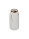 Pakketo Vază Decorativă Ceramică Whiten Alb 13x13x28cm 1buc
