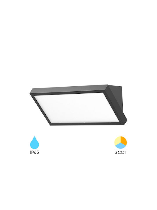 Braytron Στεγανό Επιτοίχιο Εξωτερικό Φωτιστικό LED 20W 26.8x13.2x8.7εκ. Braytron Στεγανό Επιτοίχιο Εξωτερικό Φωτιστικό LED 20W 26.8x13.2x8.7εκ.